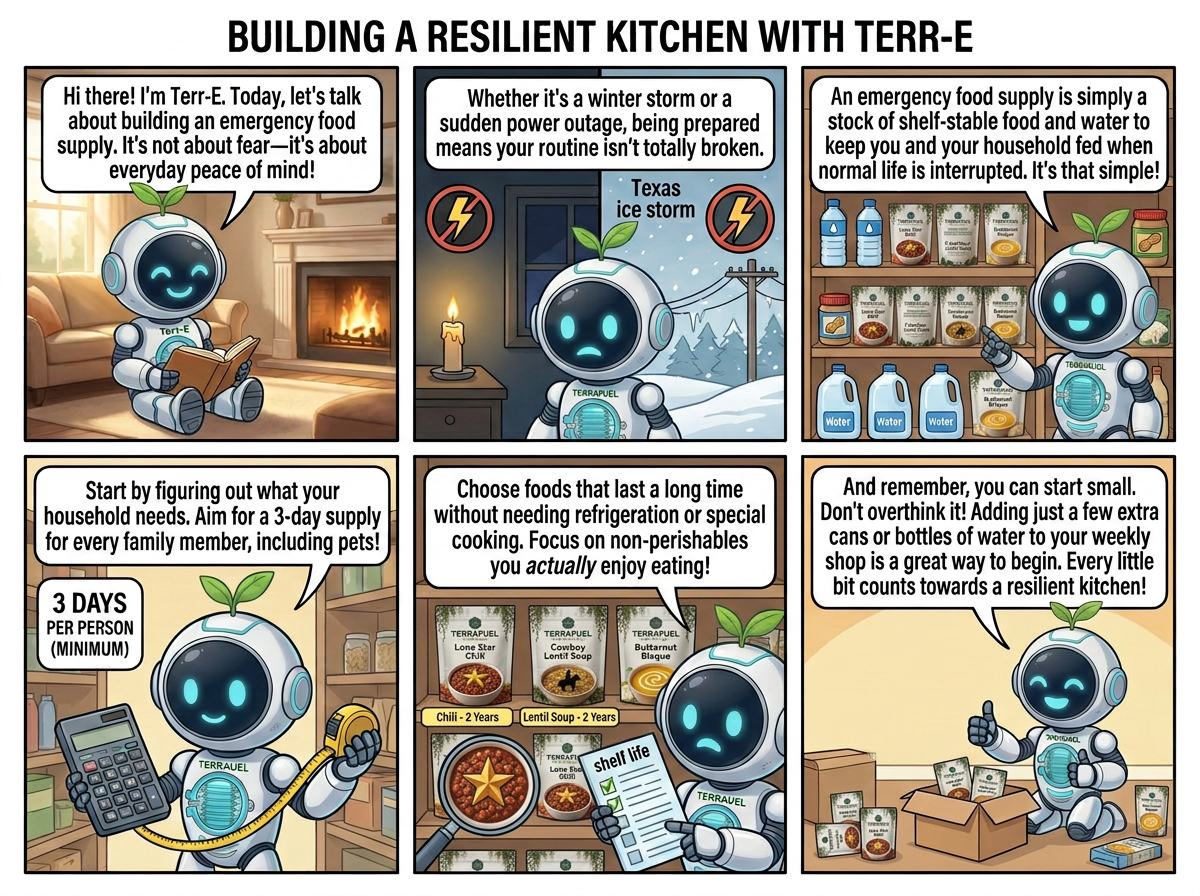 Emergency Food Supply: A Calm, Practical Guide for Families