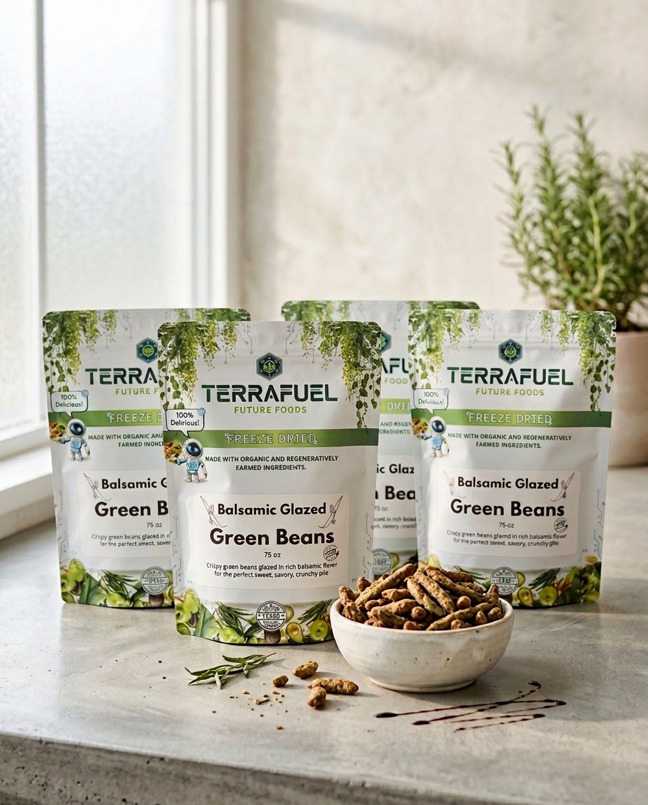 Balsamic Glazed Green Beans 4-Pack | Bold Flavor, Clean Ingredients | Terrafuel