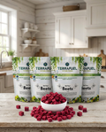 Freeze-Dried Beets 4-Pack | Sweet, Crunchy & Nutrient-Packed | Terrafuel