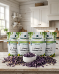 Cheezy Cabbage Crisps | 4-Pack Bundle - Dairy-Free Snack | Terrafuel