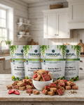 Strawberry Apple Crunch Bars 4-Pack | Real Fruit Snack Bar | No Artificial Ingredients | Terrafuel