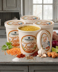 Coconut Curry Lentil Soup 4 Pack Bundle | 24G Protein | 19G Fiber | Made with Organic Ingredients