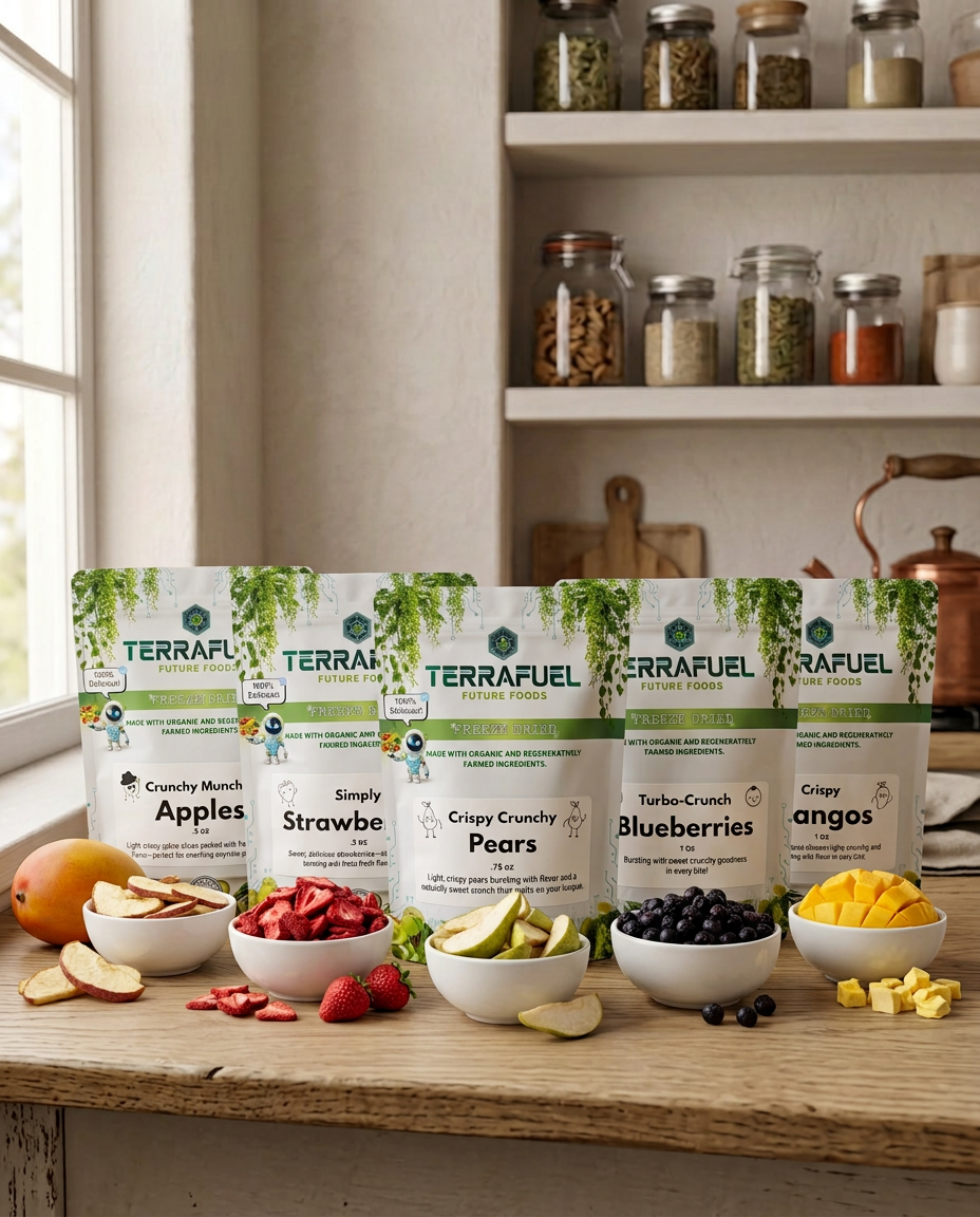 Fruit & Berry Variety Bundle | 5 Pack Freeze Dried Snacks | Single Ingredient