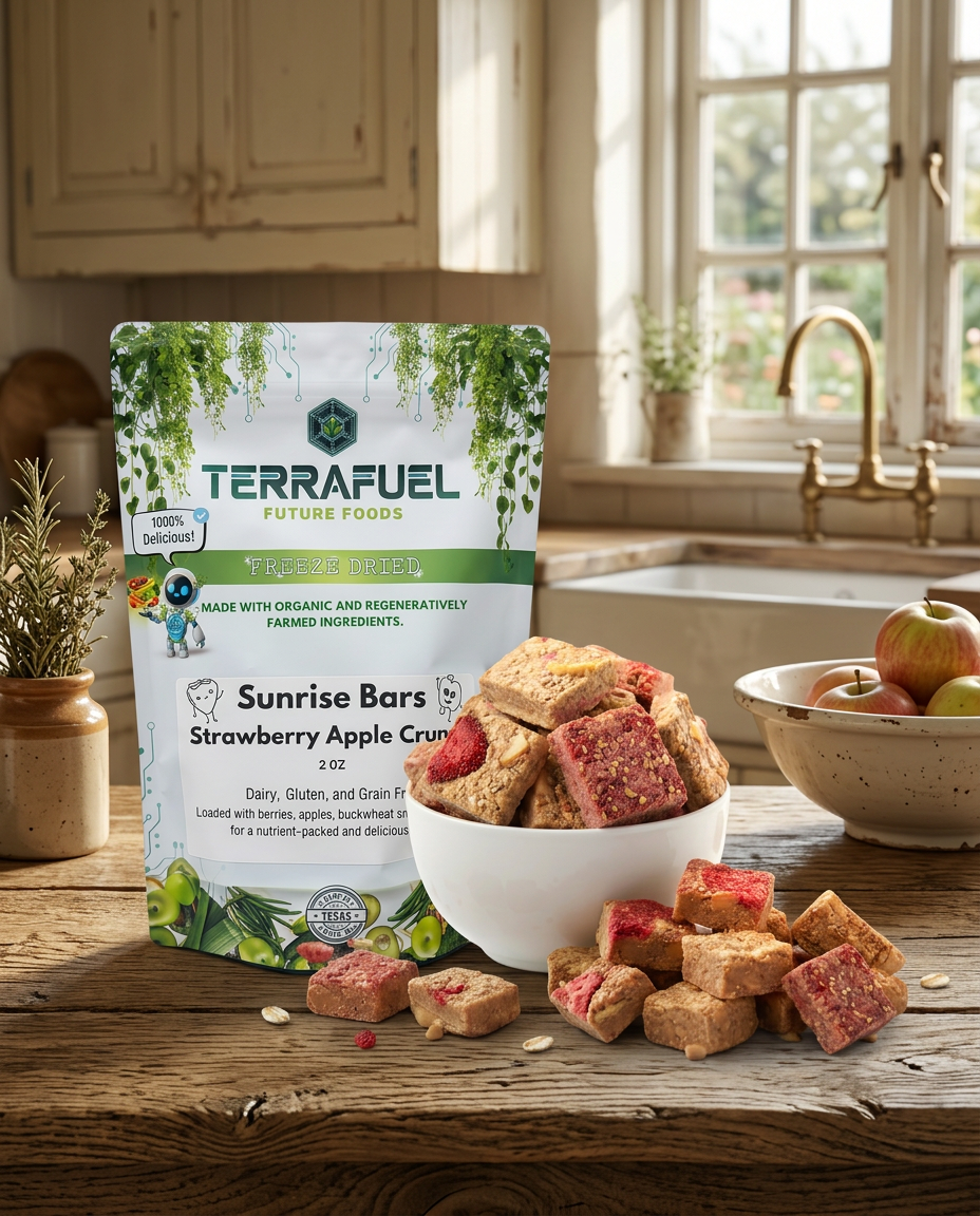 Strawberry Apple Crunch Bars