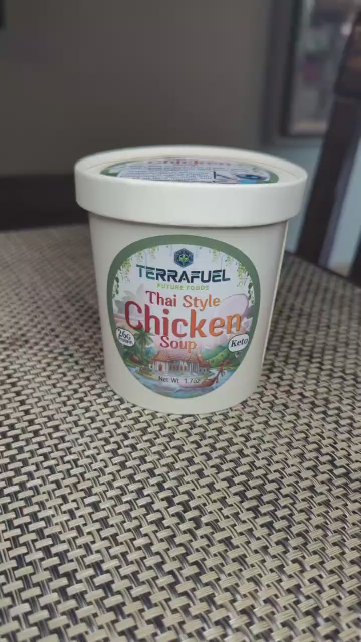Thai-Style Chicken Soup Cup | Coconut, Lemongrass & Kaffir Lime | Instant Soup Cup